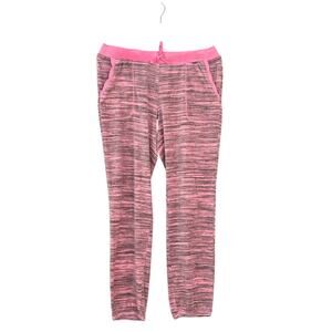 Juicy Couture Plush Jogger Pants Space Dyed Side Pockets Soft Velour Large